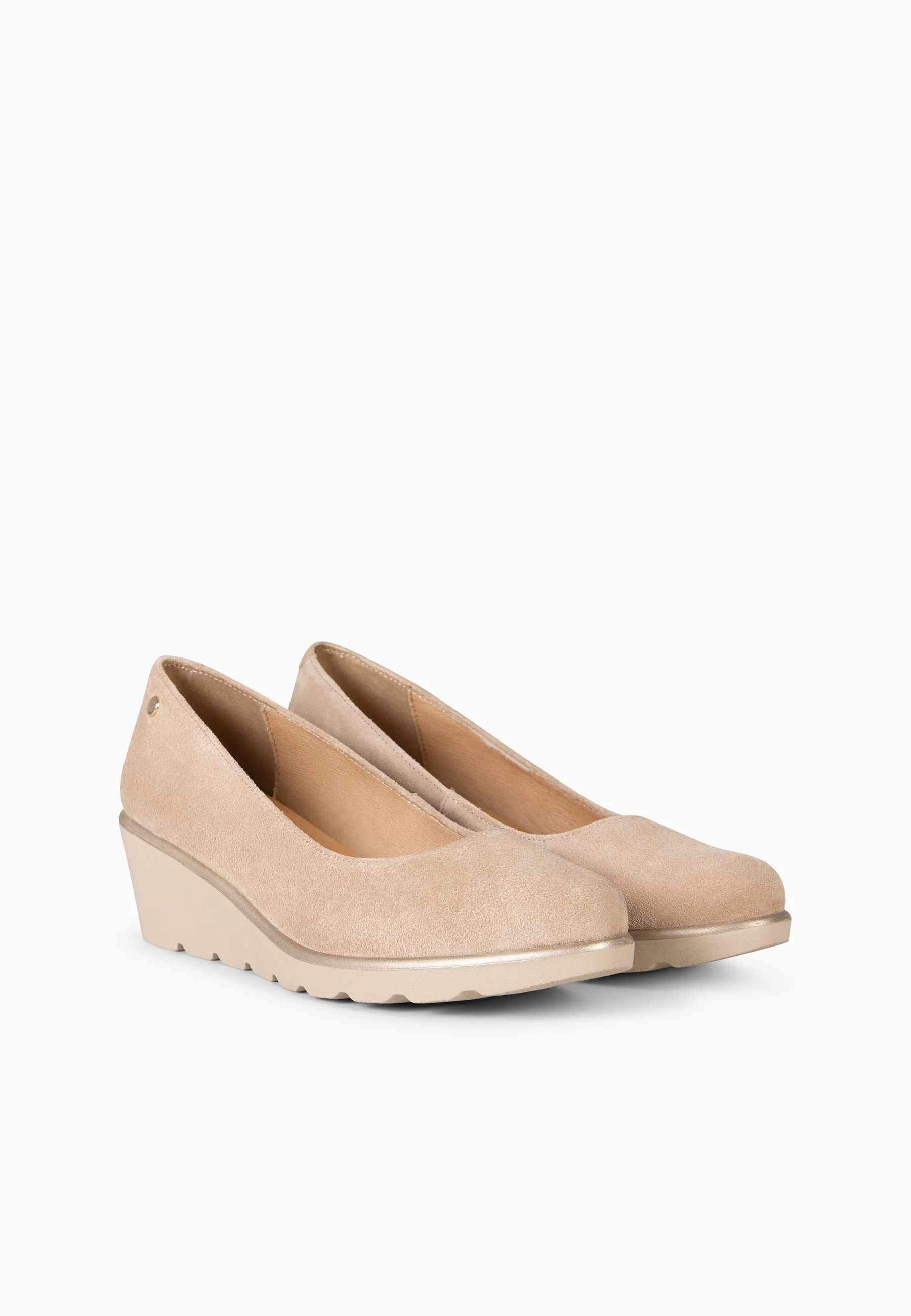 IRIS - Bailarina con cuña BEIGE - Image 7