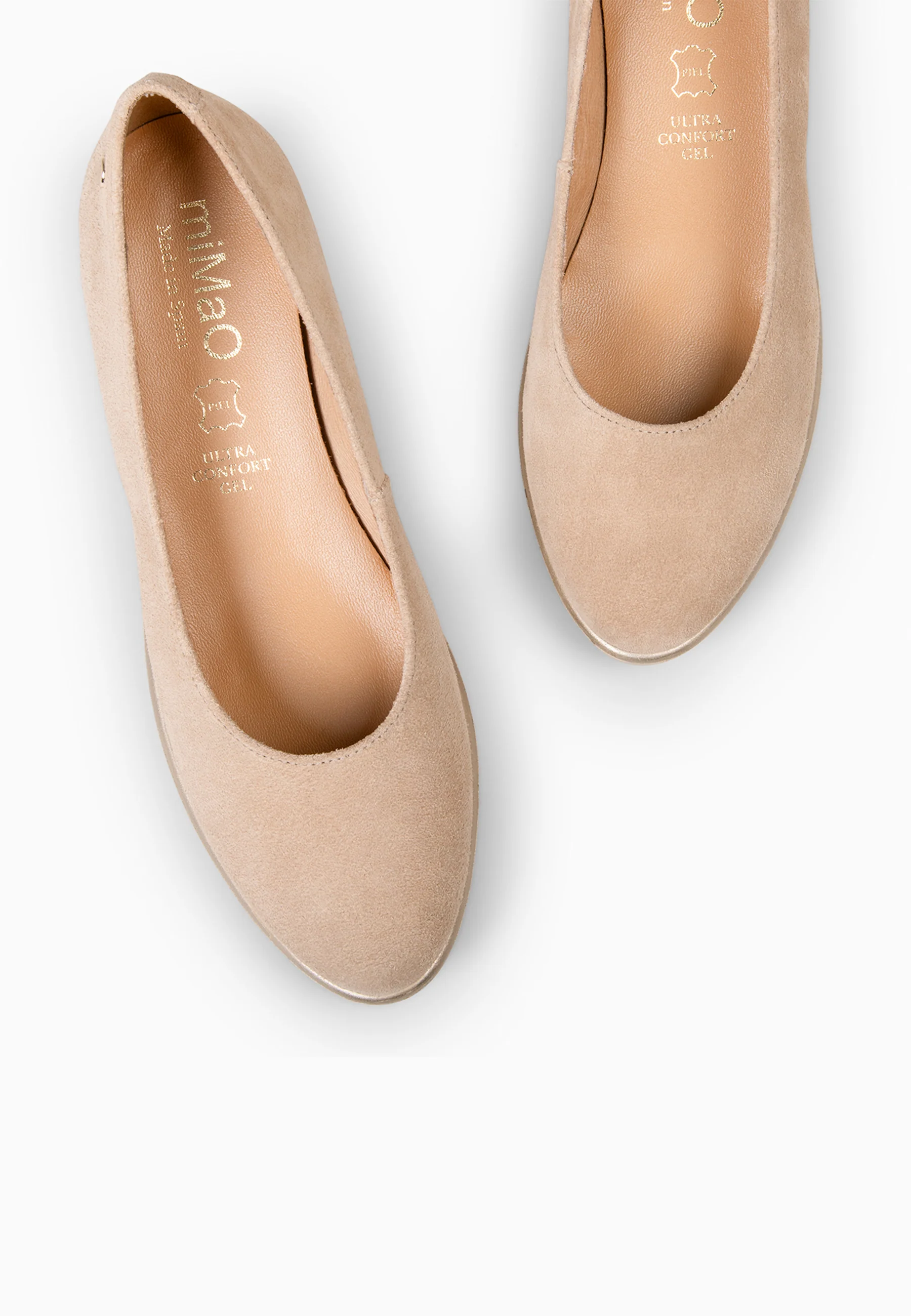 IRIS - Bailarina con cuña BEIGE - Image 8