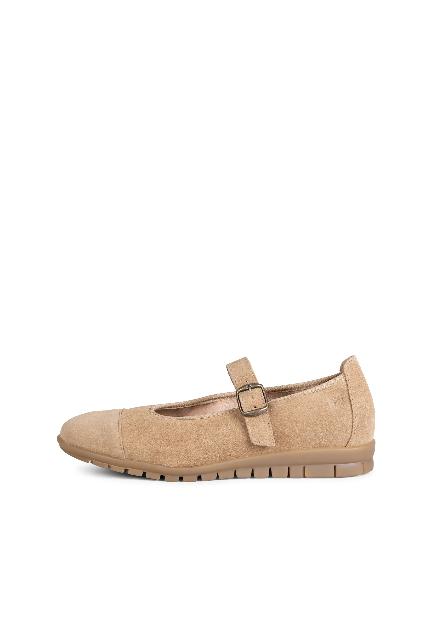 MICAELA - Merceditas de serraje BEIGE - Image 6