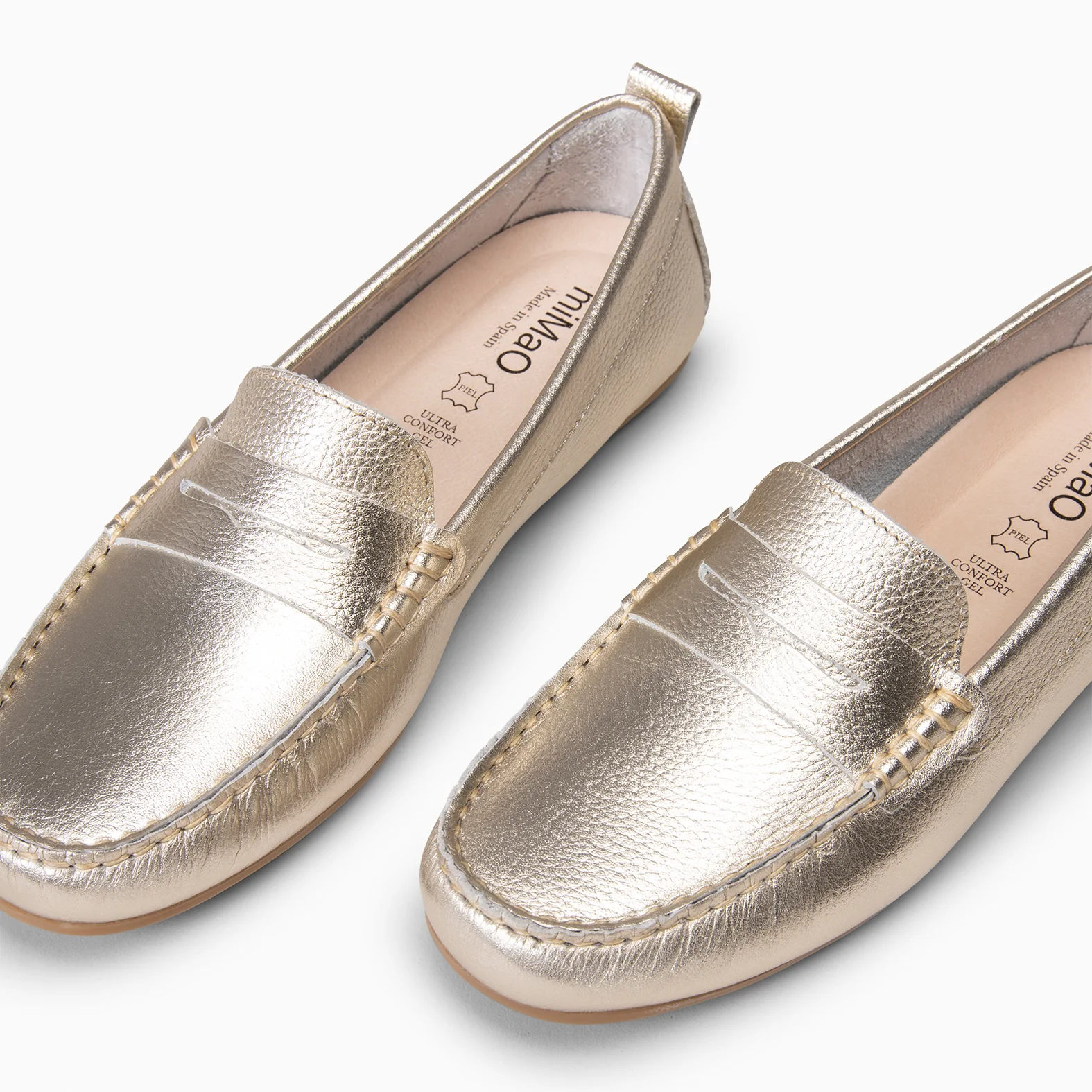 MONTEZ – Mocasín plano PLATINO - Image 6