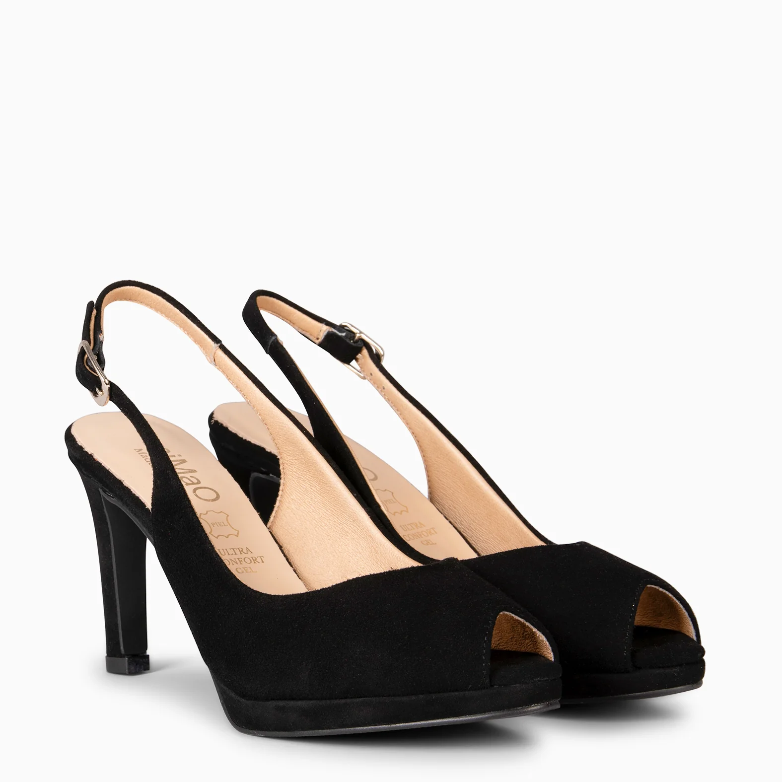 ELSA - Zapatos de tacón alto destalonados NEGRO - Image 5