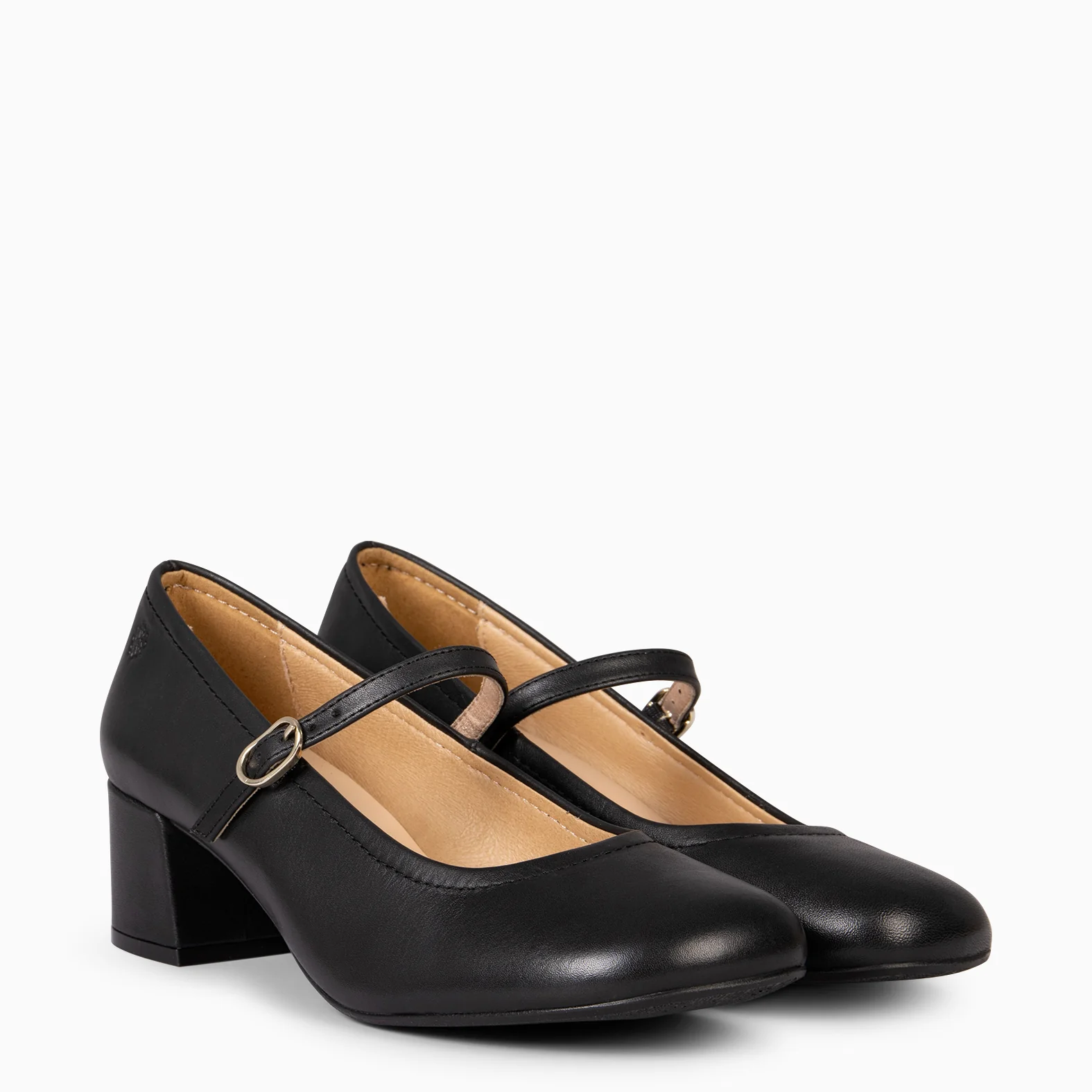 ROSALÍA - MERCEDITAS DE TACÓN ESTILO BARESOFT NEGRO - Image 2