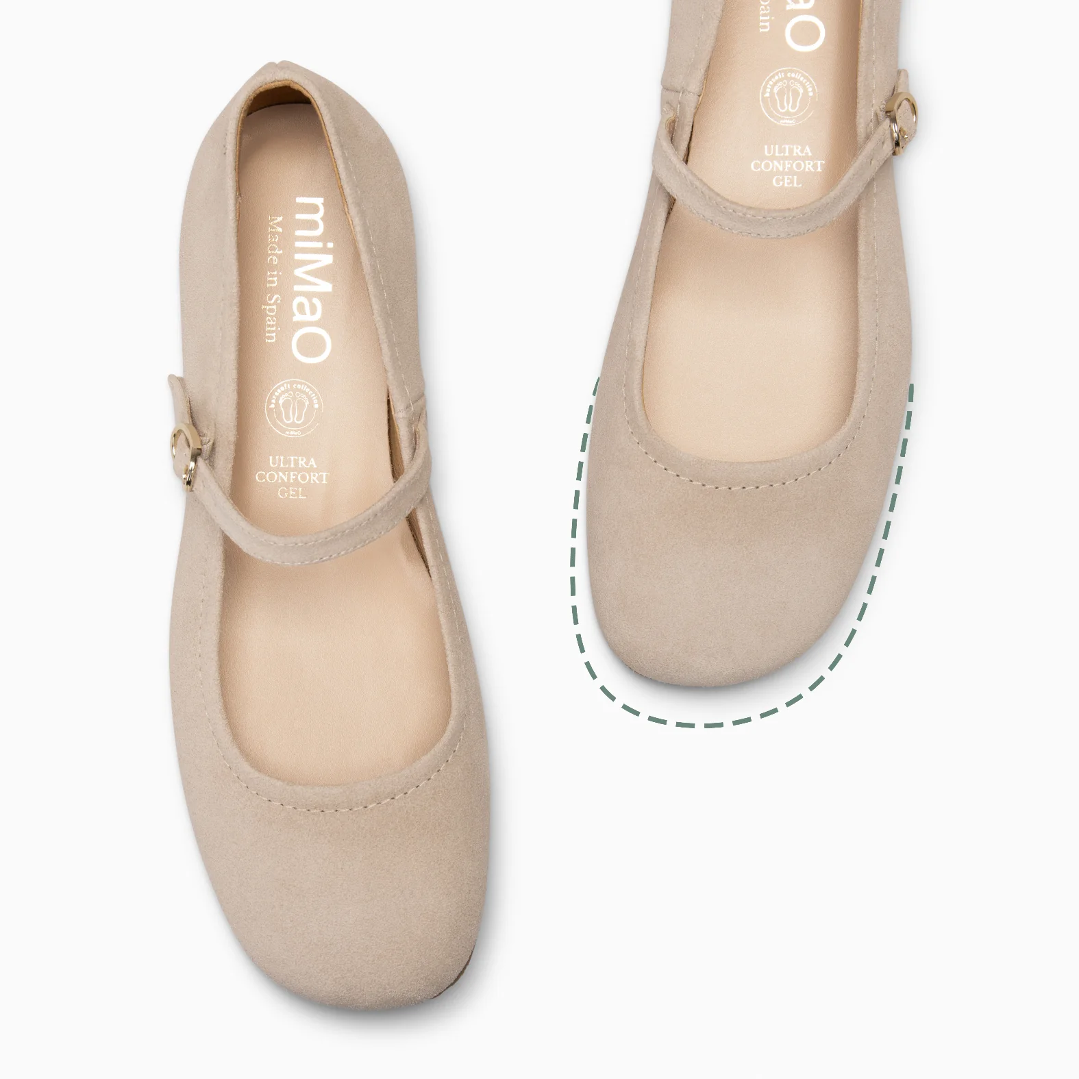 JAZMÍN - MERCEDITA PLANA ESTILO BARESOFT BEIGE - Image 2