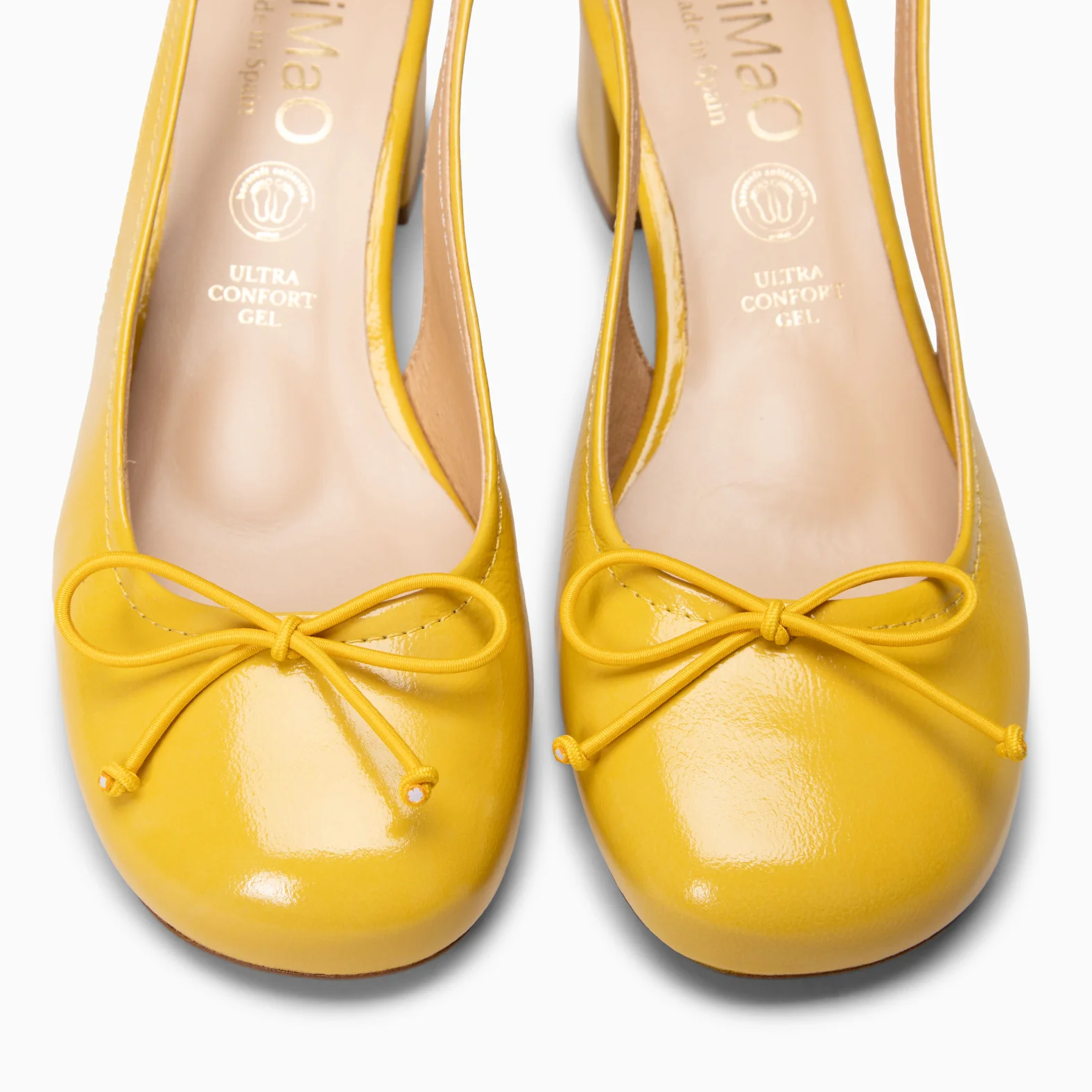 DOROTHY - Zapatos de tacón destalonado Baresoft AMARILLO - Image 5