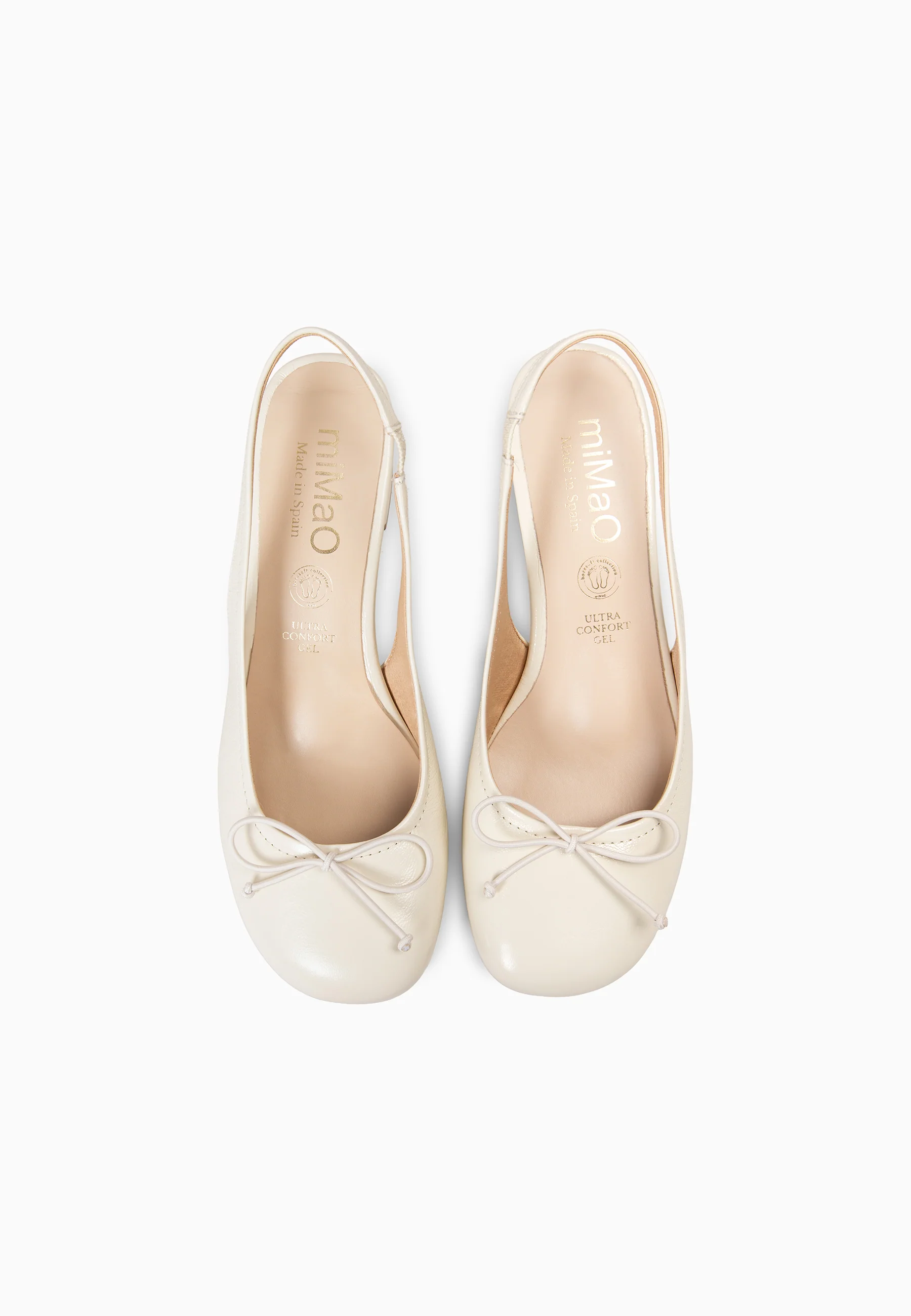 DOROTHY - Zapatos de tacón destalonado Baresoft BEIGE - Image 8