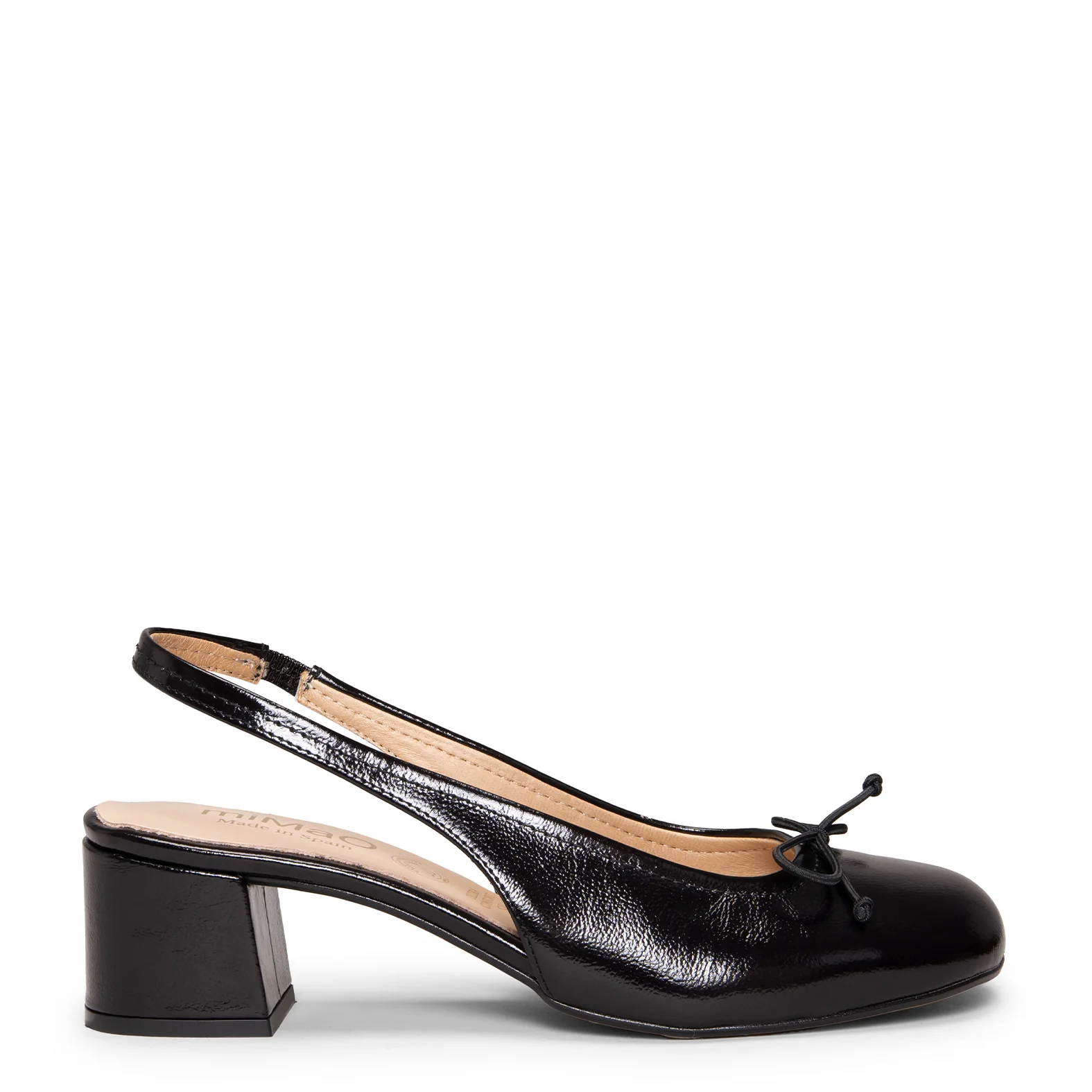 DOROTHY - Zapatos de tacón destalonado Baresoft NEGRO - Image 3