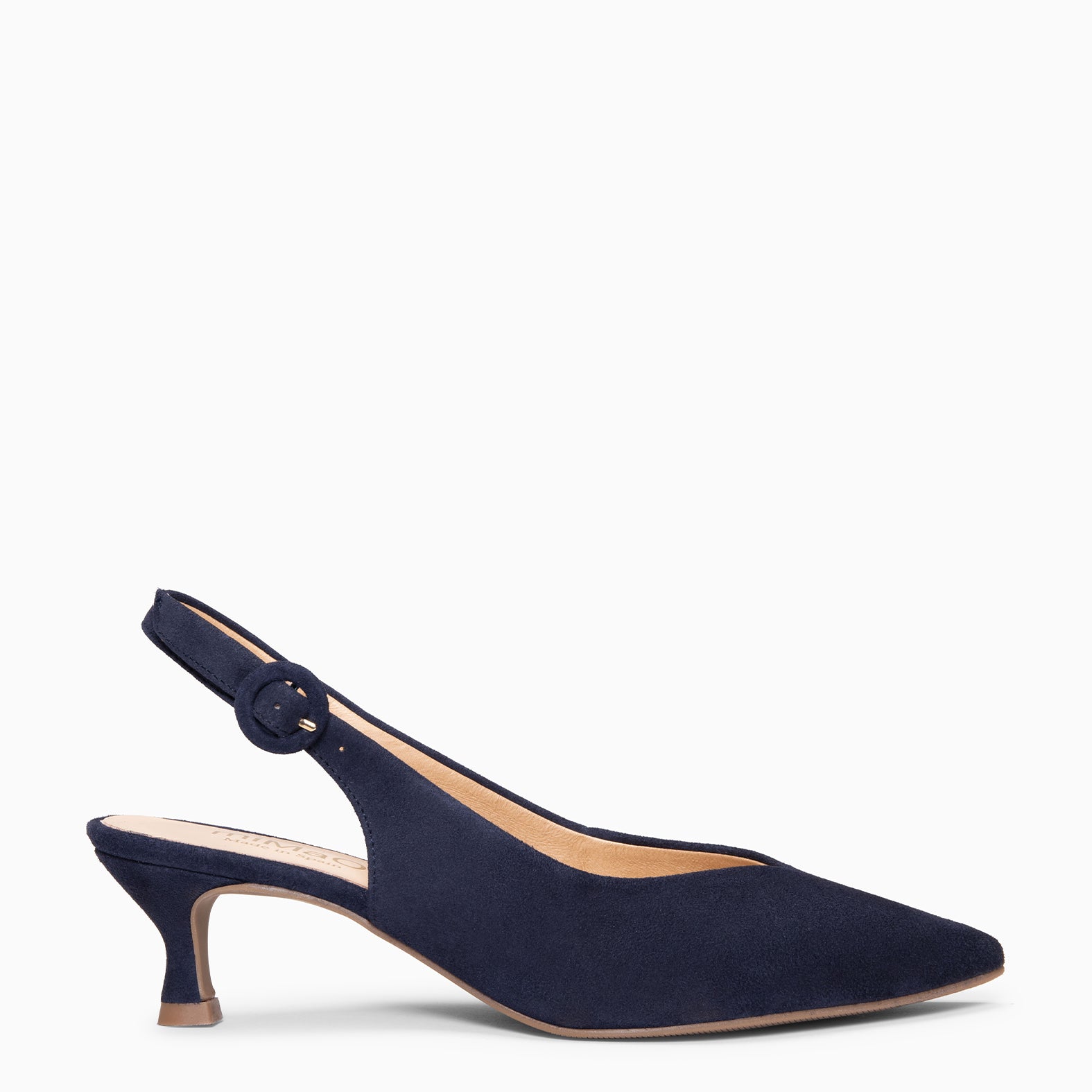 CARMEN – Zapatos de Tacón acampanado MARINO - Image 2
