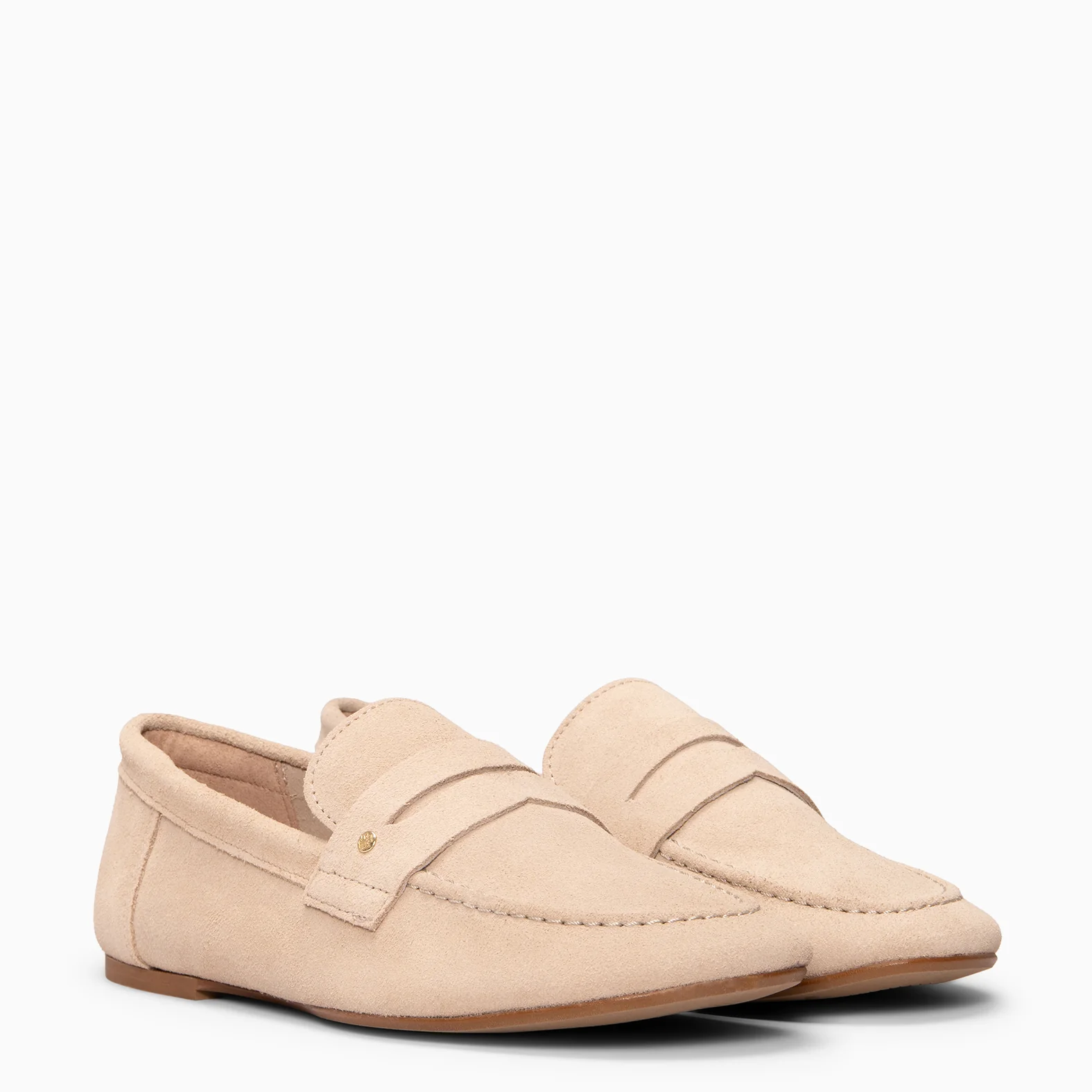 TIERRA - Mocasines de ante Baresoft BEIGE - Image 2