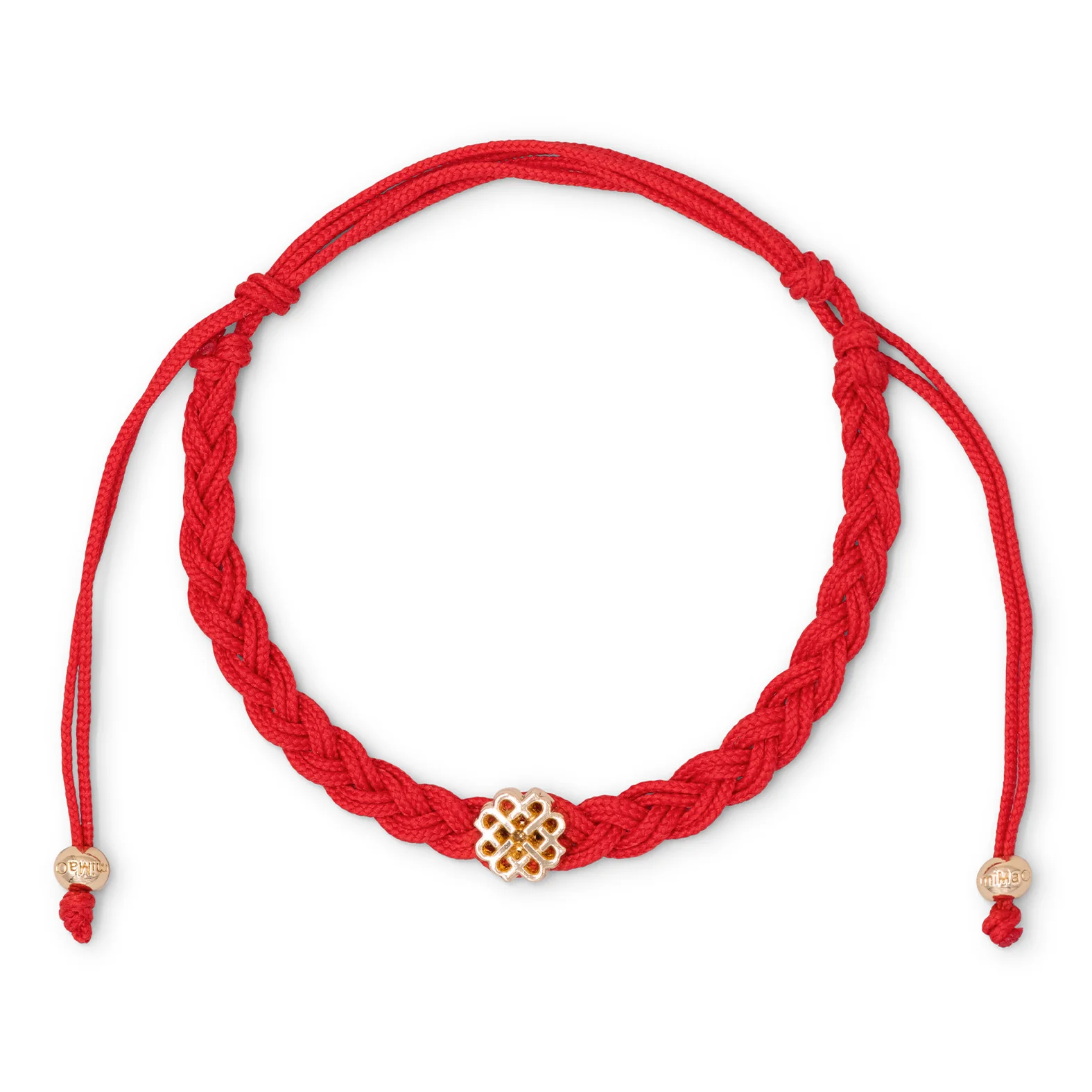 PULSERA ROJA DE LA SUERTE ORO - Image 3