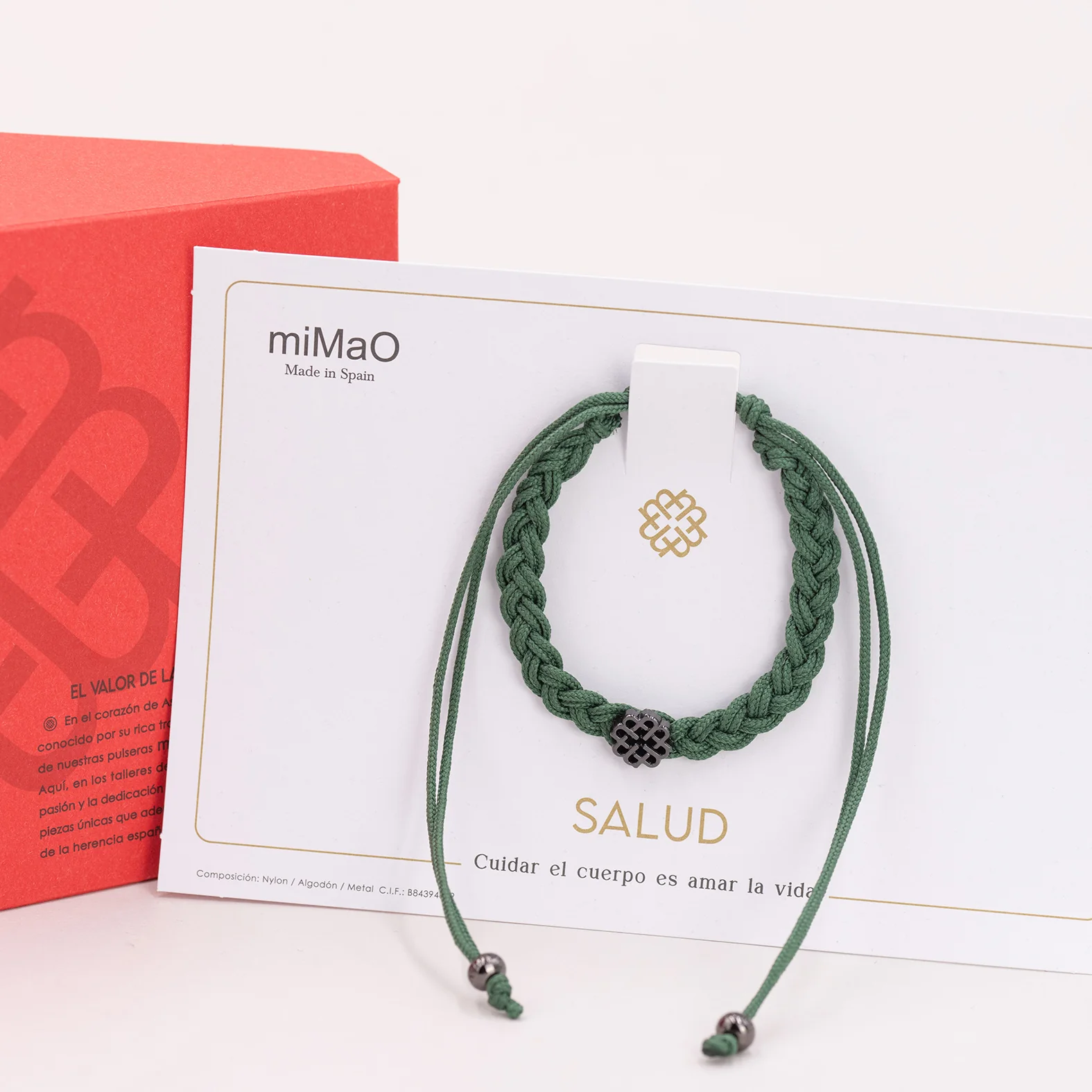 PULSERA VERDE MUSGO DE LA SALUD - Image 7