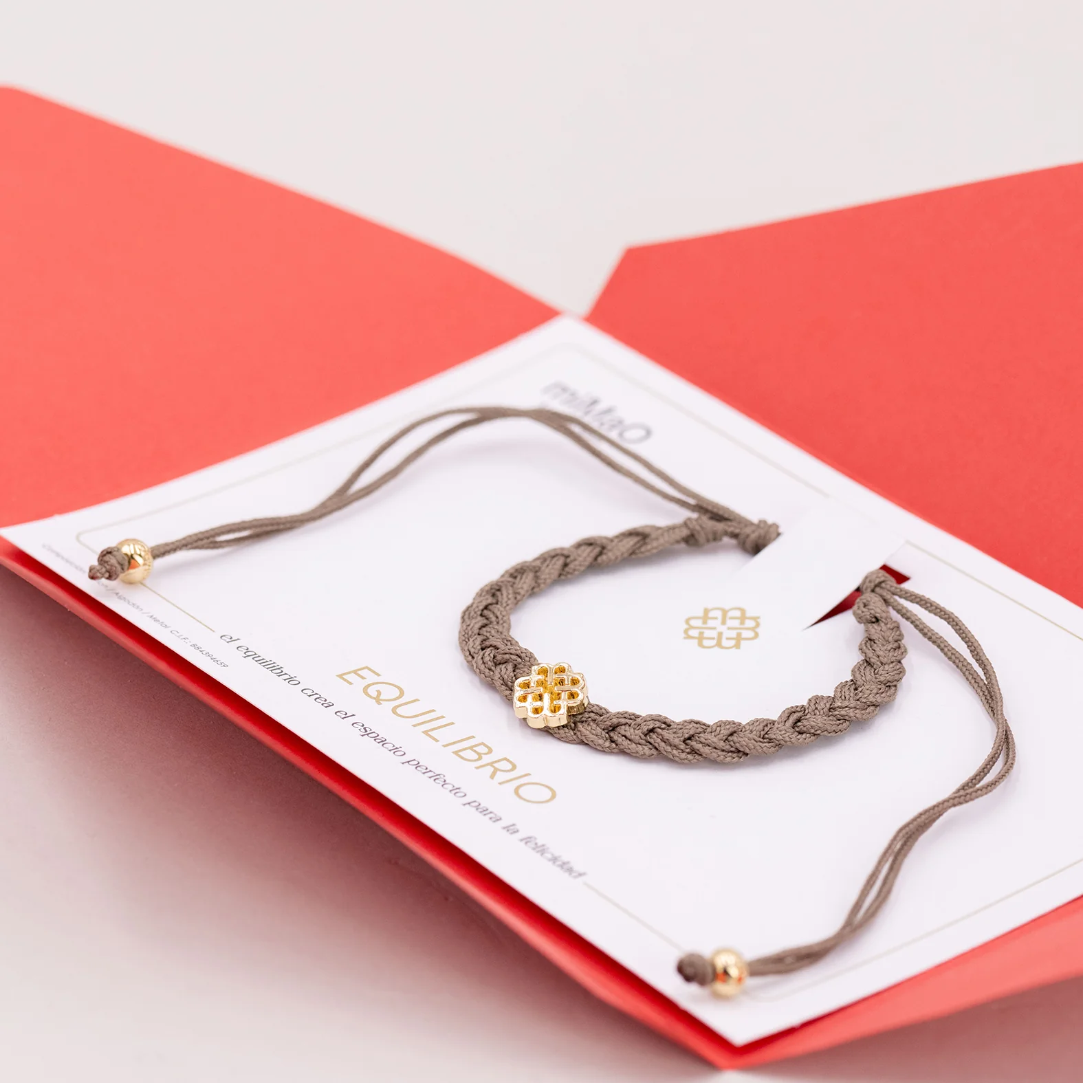 PULSERA TAUPE DEL EQUILIBRIO ORO - Image 7