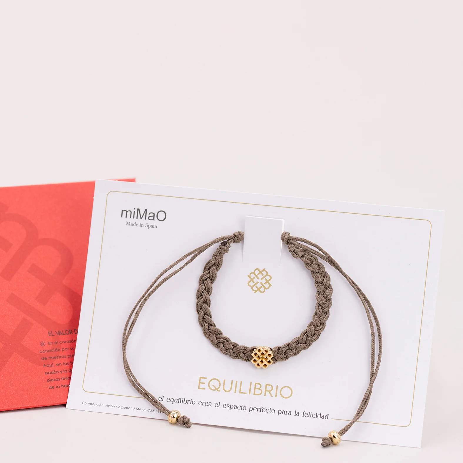 PULSERA TAUPE DEL EQUILIBRIO ORO - Image 8