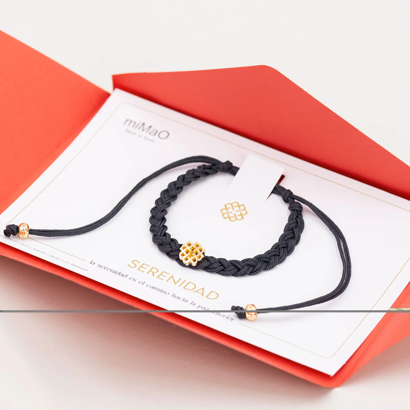 PULSERA GRIS DE LA SERENIDAD ORO - Image 7
