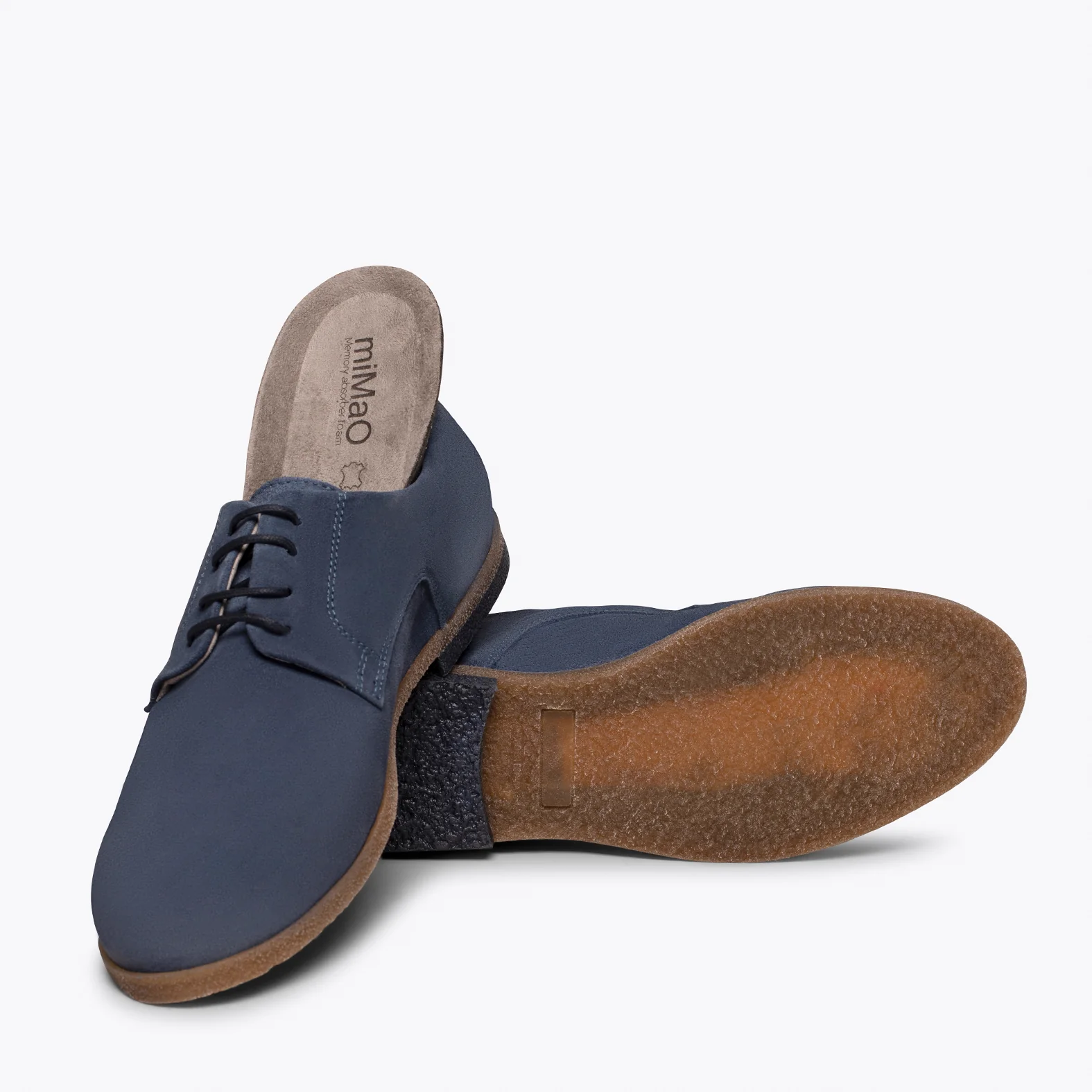 BLUCHER Zapatos para hombre de cordones AZULES - Image 6