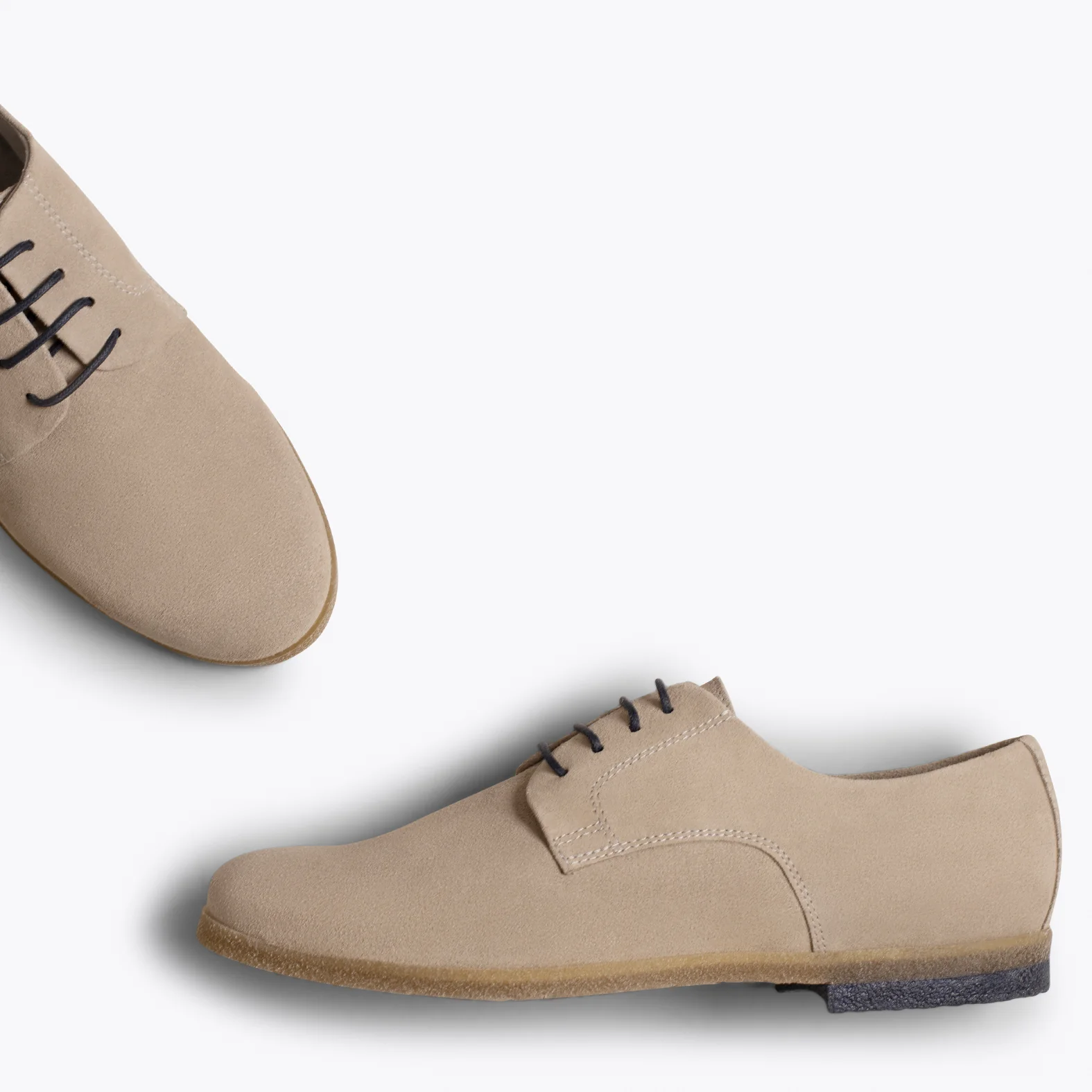 BLUCHER Zapatos para hombre de cordones TAUPE - Image 5