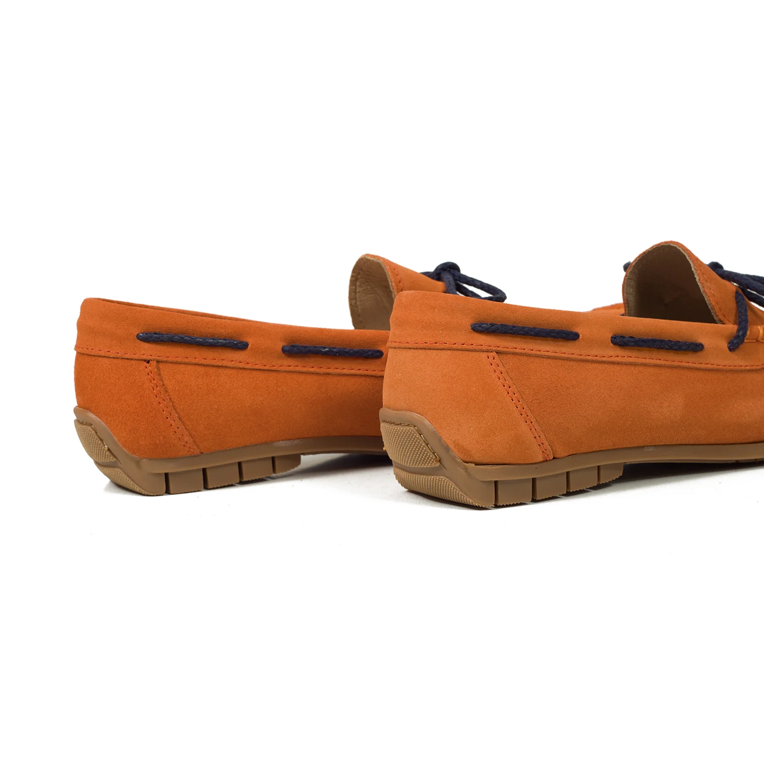 CORDÓN – Mocasín de hombre NARANJA con cordón - Image 4
