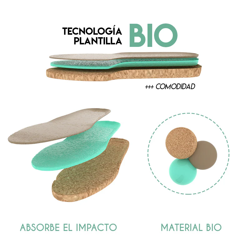BIO GREEN - Sandalia plana ROSA - Image 6
