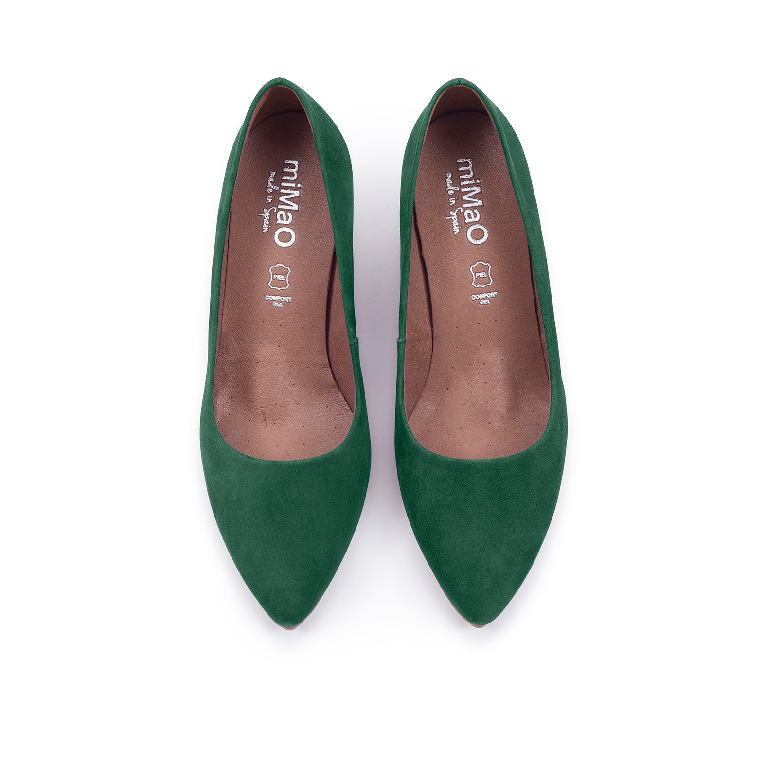 URBAN S - Zapatos mujer tacón ancho VERDE PINO - Image 3