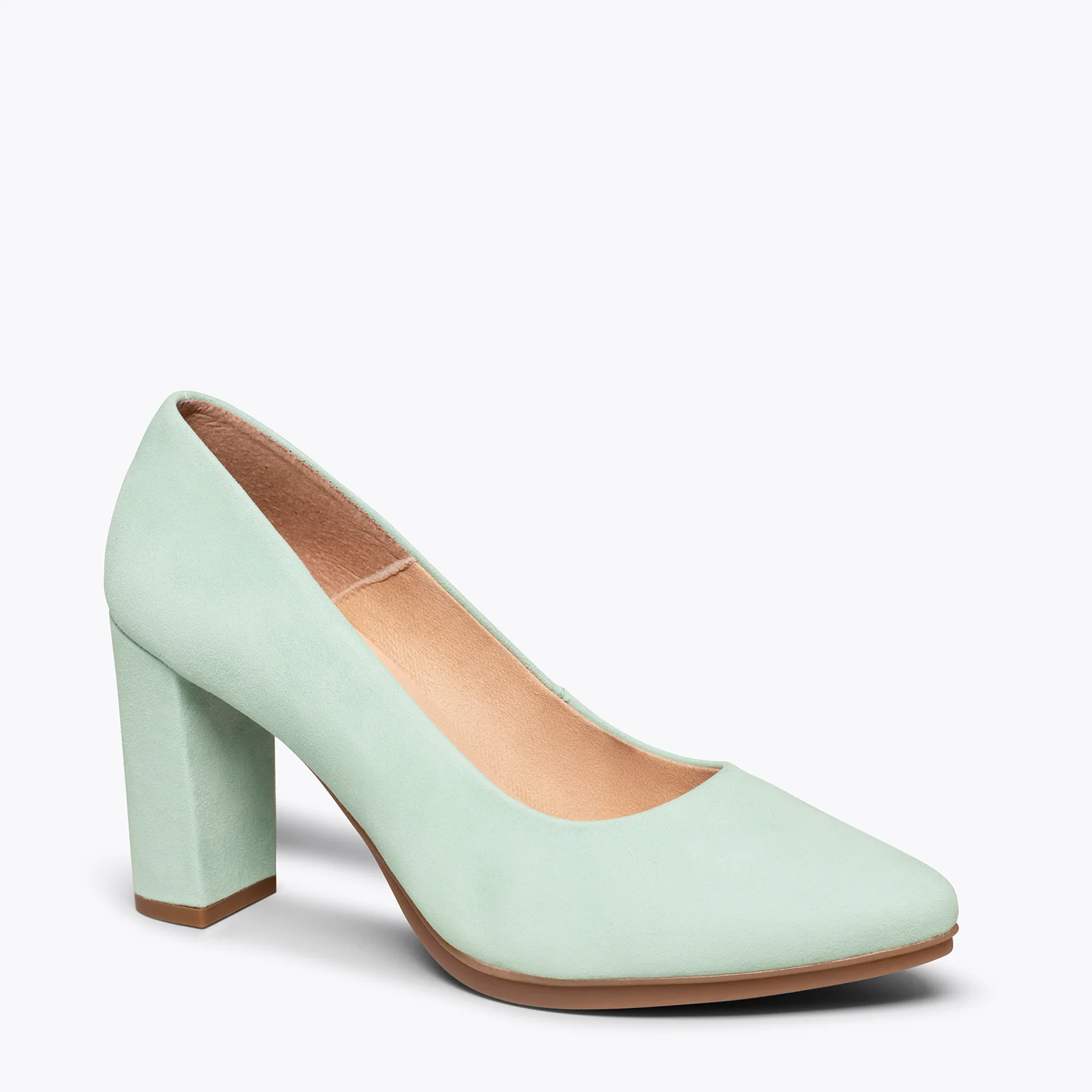 URBAN - Zapato de tacón alto VERDE AGUA - Image 2