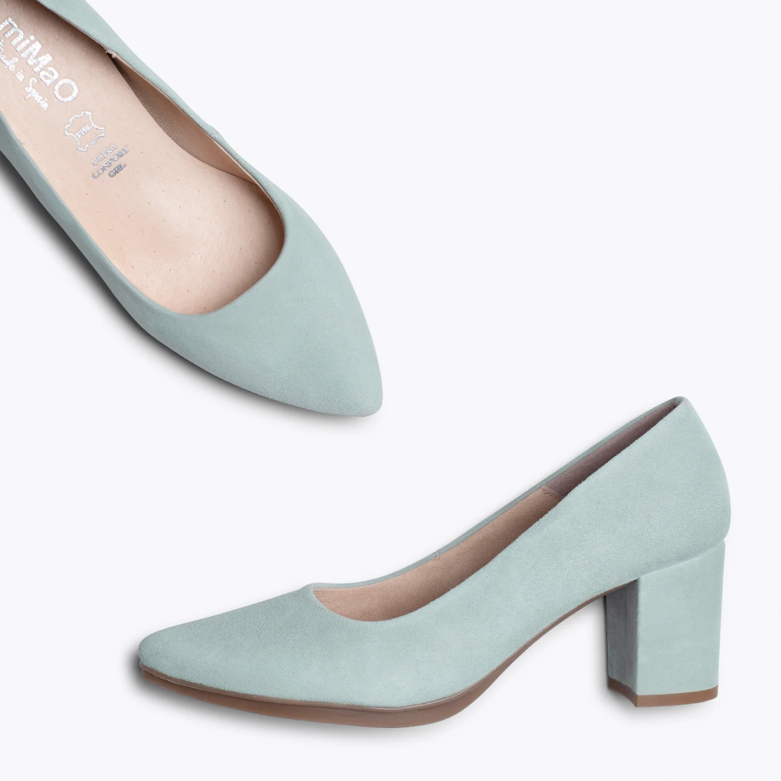URBAN S - Zapato de tacón medio VERDE SALVIA - Image 4
