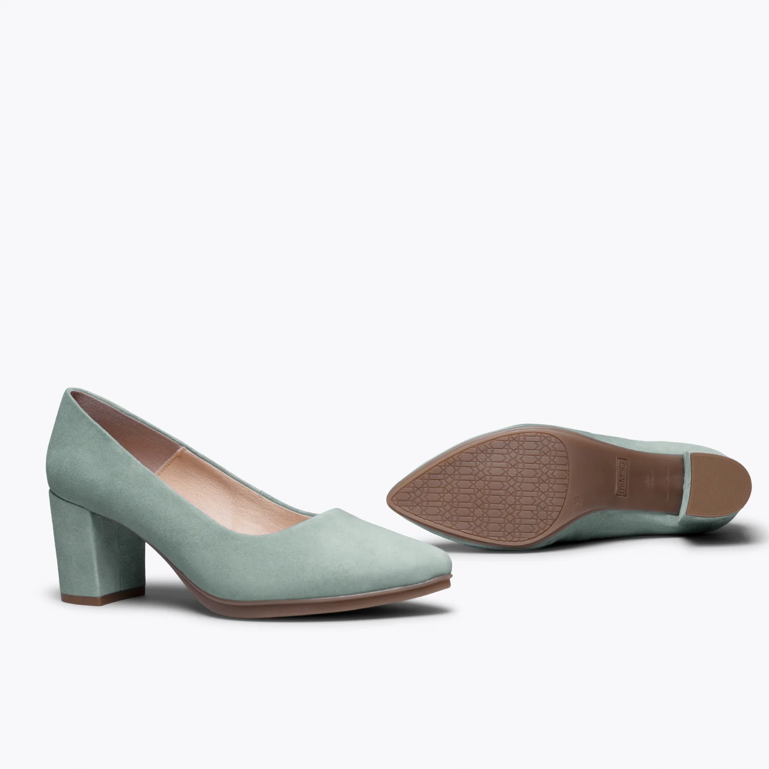 URBAN S - Zapato de tacón medio VERDE SALVIA - Image 5