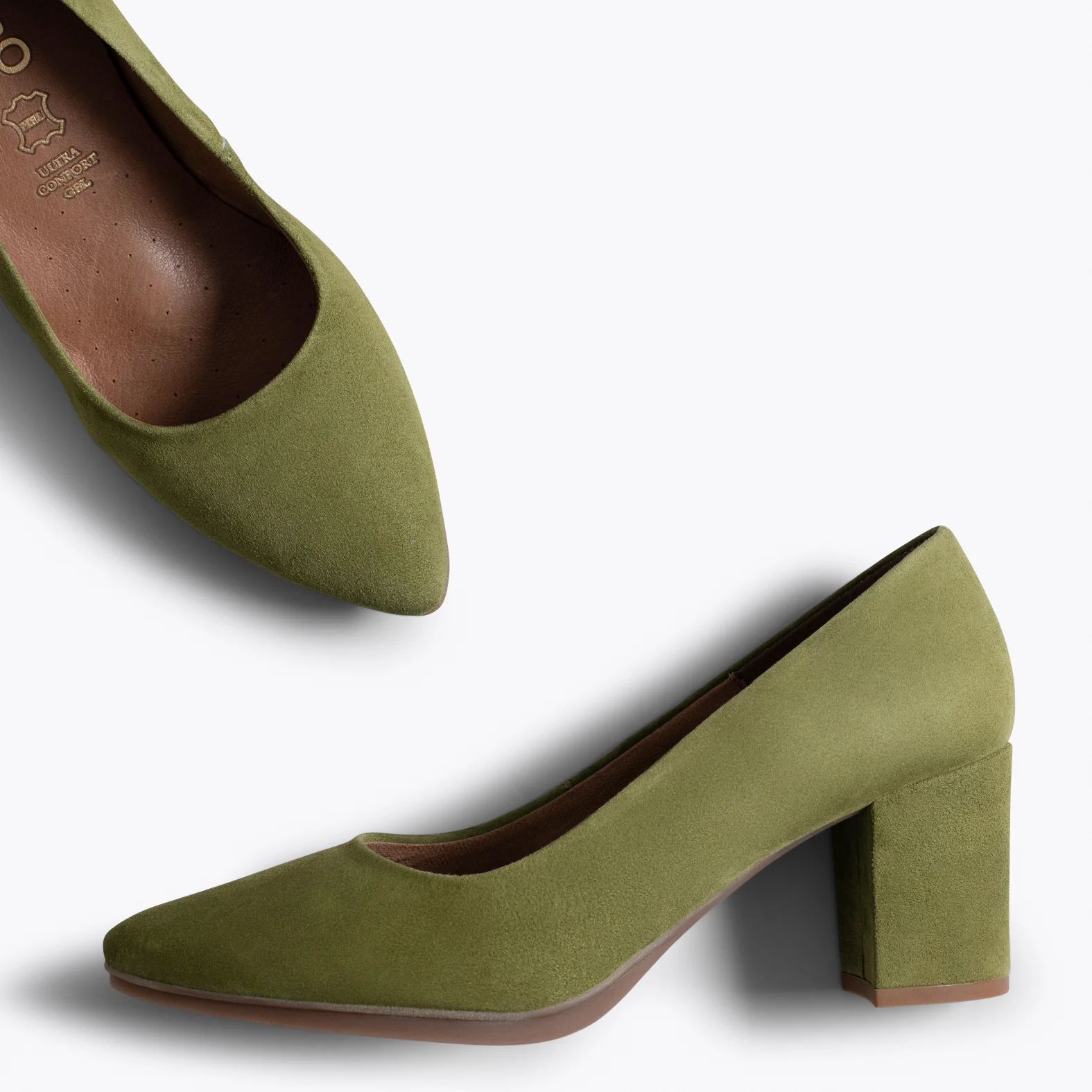 URBAN S - Zapatos de tacón medio VERDE - Image 5