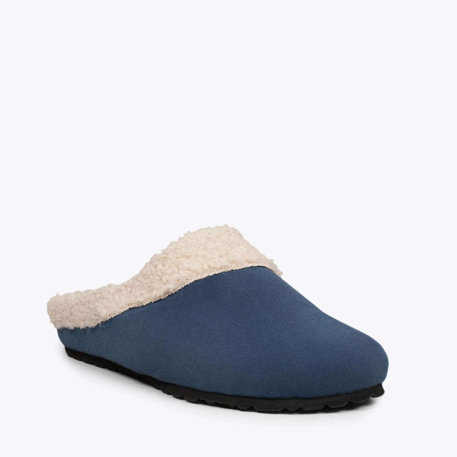 DREAM HOME Zapatillas con borreguito para hombre AZULES - Image 2