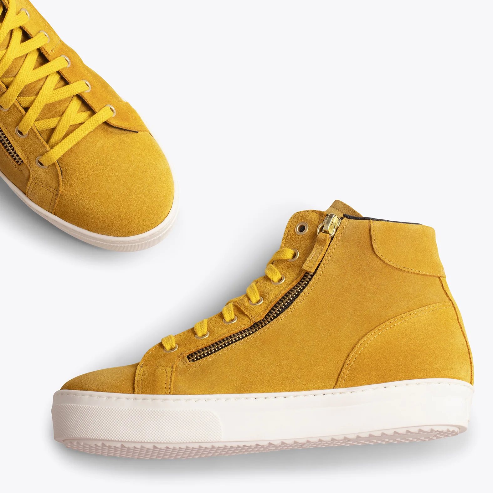 STAR - Zapatillas con plataforma de mujer MOSTAZA - Image 5