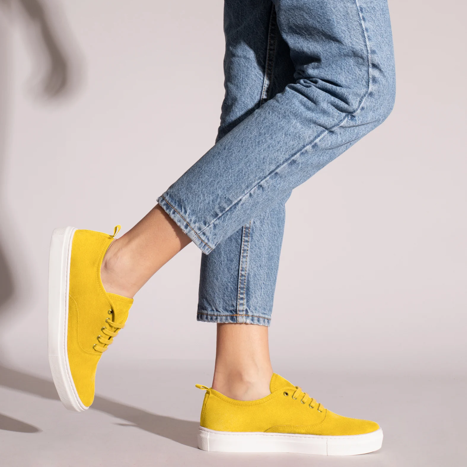 WANDER Zapatillas con plataforma de mujer AMARILLA - Image 7