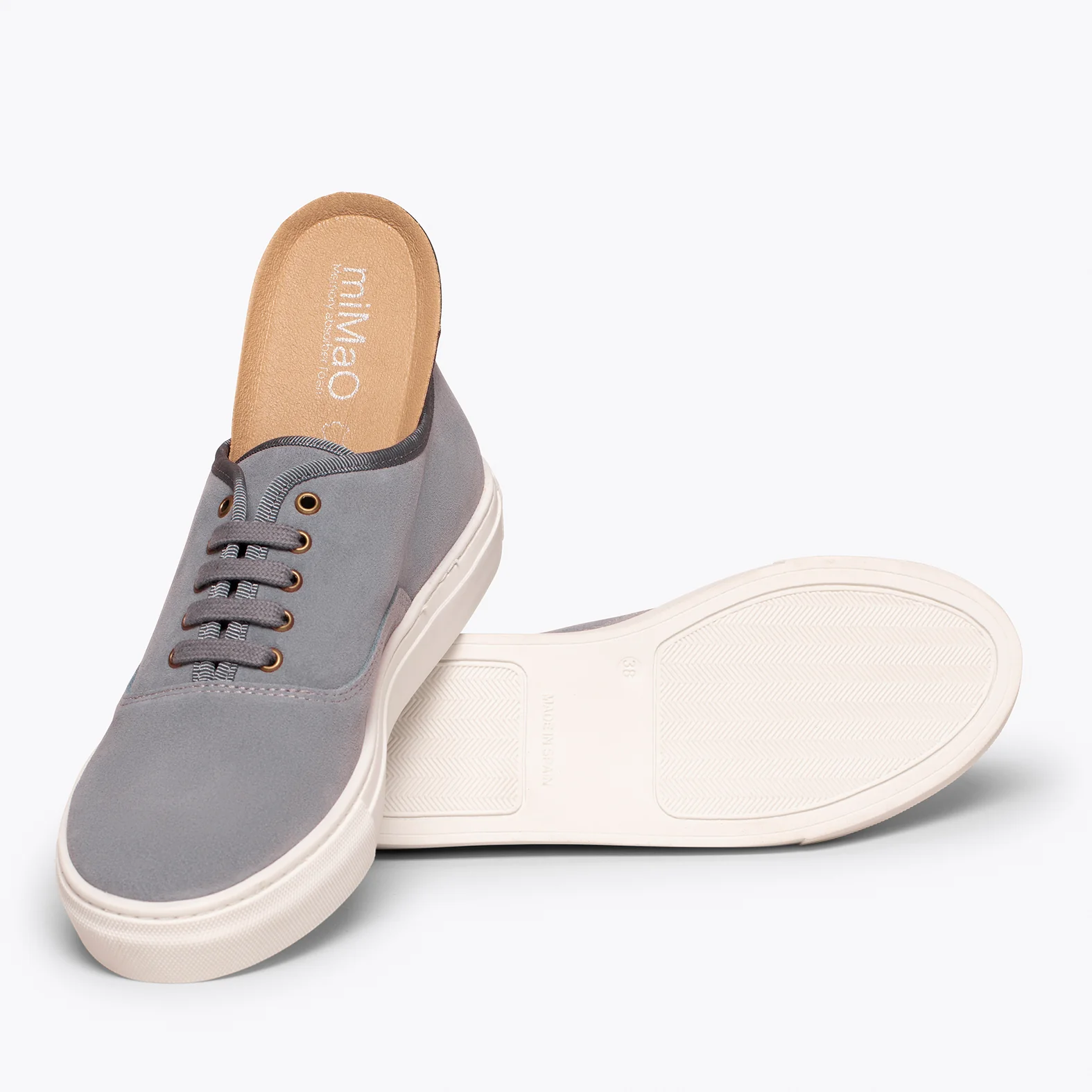 WANDER Zapatillas con plataforma de mujer GRIS - Image 6