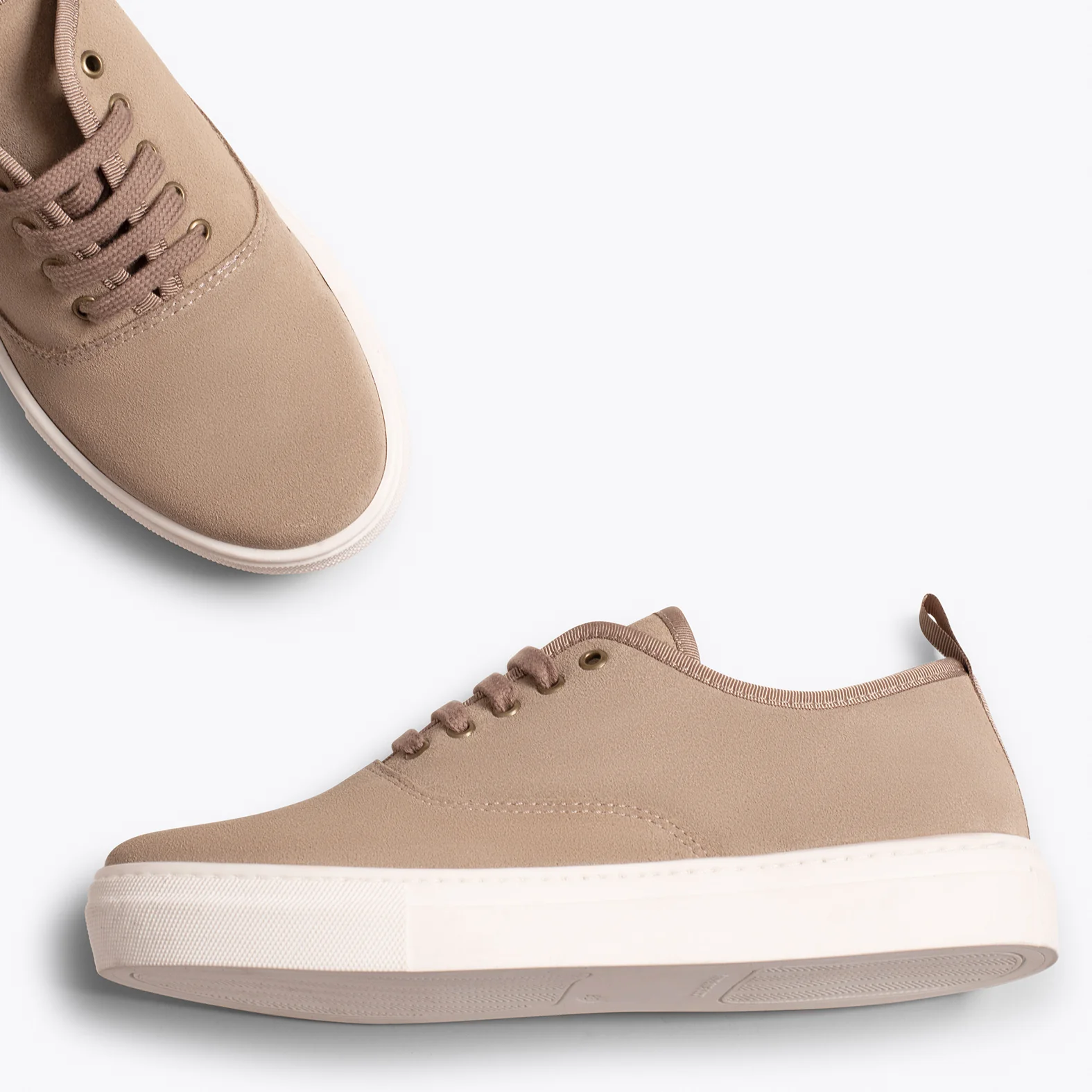WANDER Zapatillas con plataforma de mujer TAUPE - Image 5