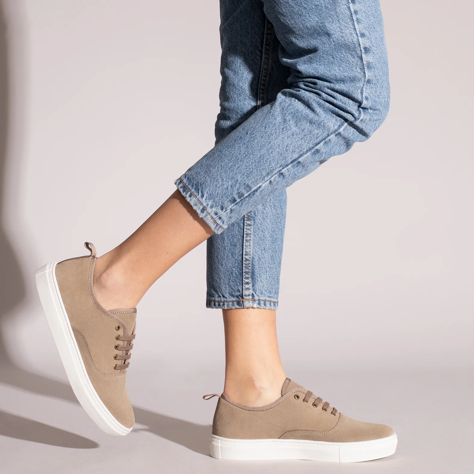 WANDER Zapatillas con plataforma de mujer TAUPE - Image 7