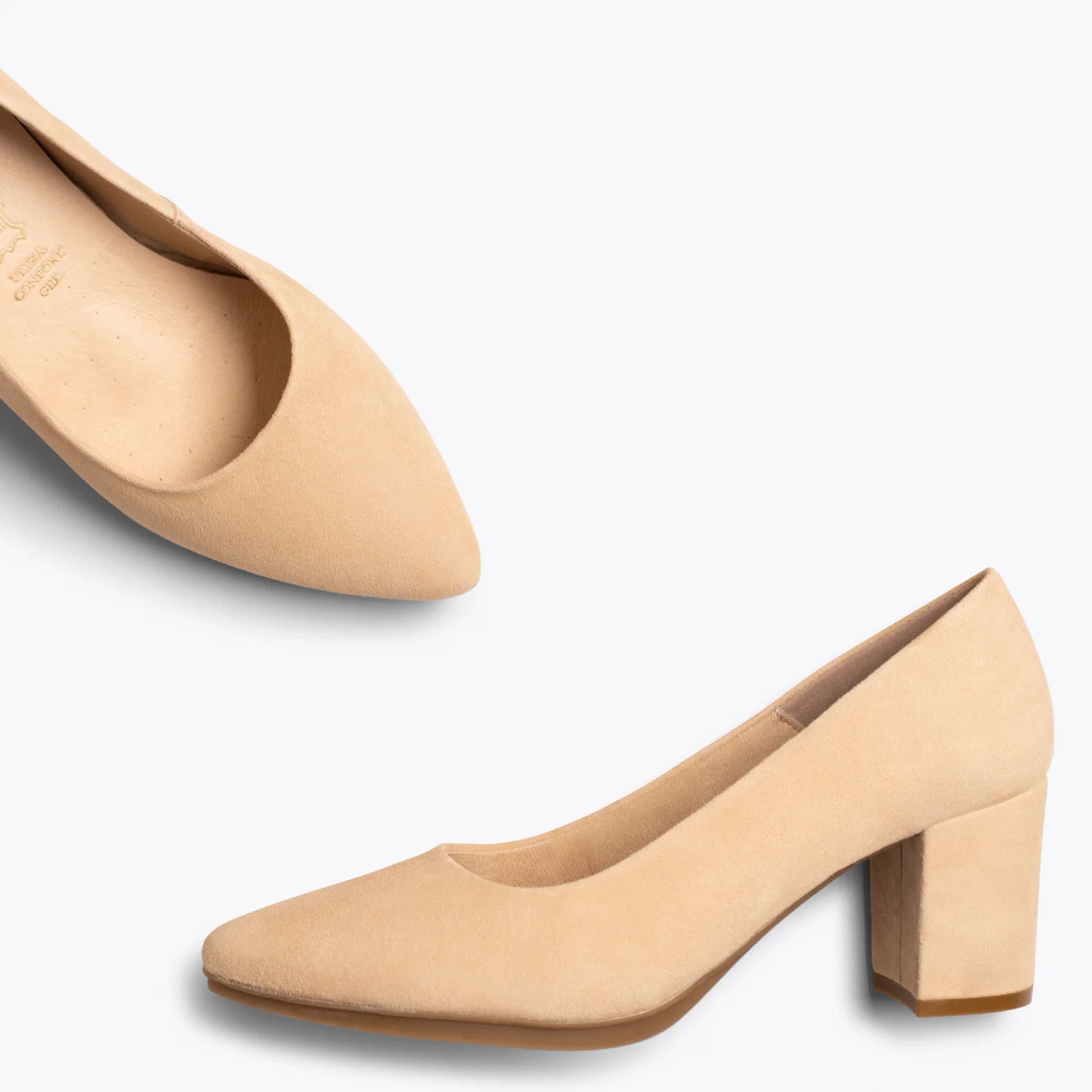 URBAN S - Zapatos de tacón medio BEIGE - Image 6