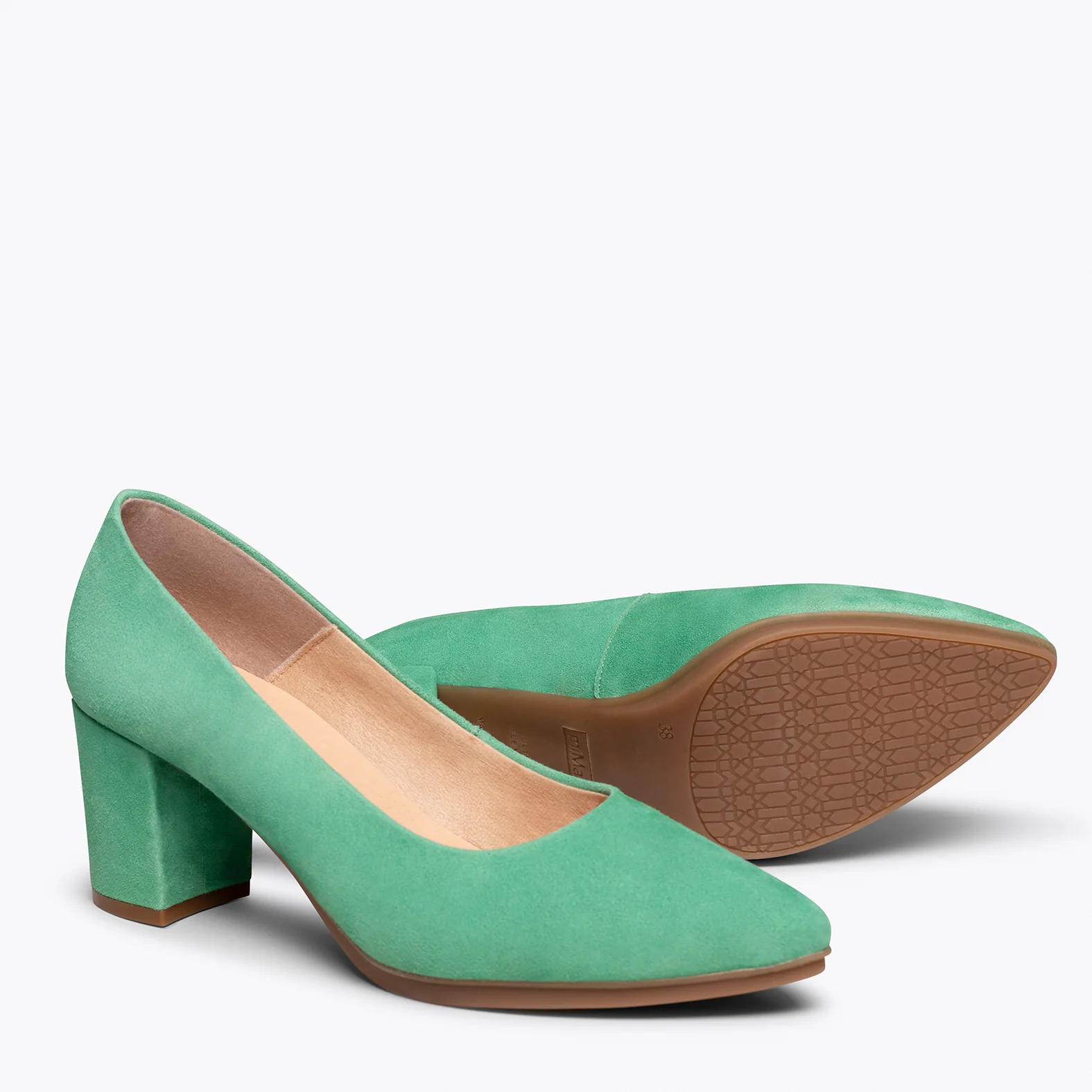 URBAN S Zapato de tacón medio VERDE - Image 4