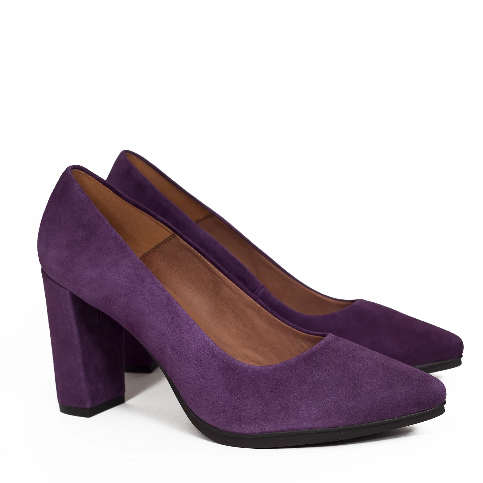 URBAN - Zapatos de tacón alto mujer BERENJENA - Image 2