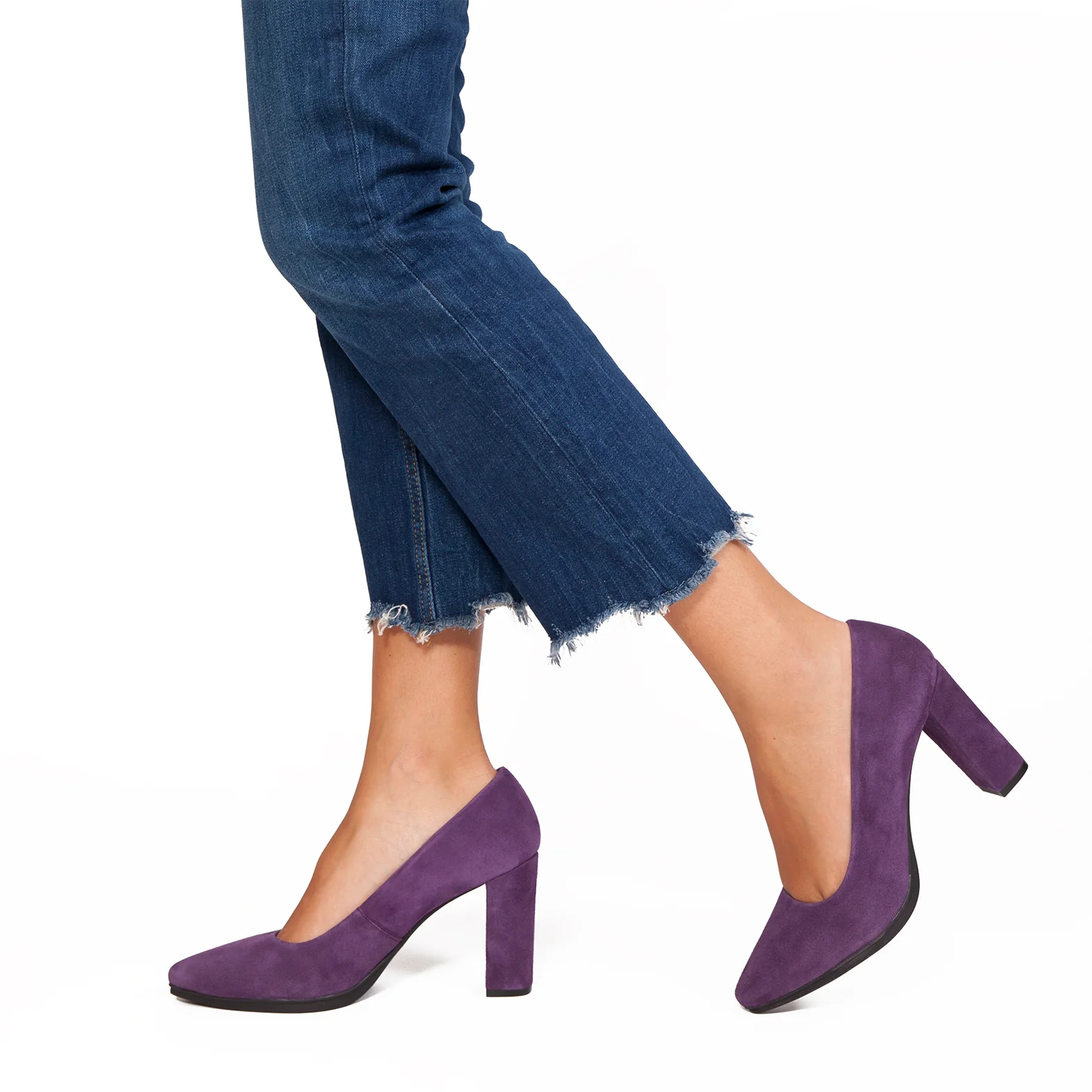URBAN - Zapatos de tacón alto mujer BERENJENA - Image 5
