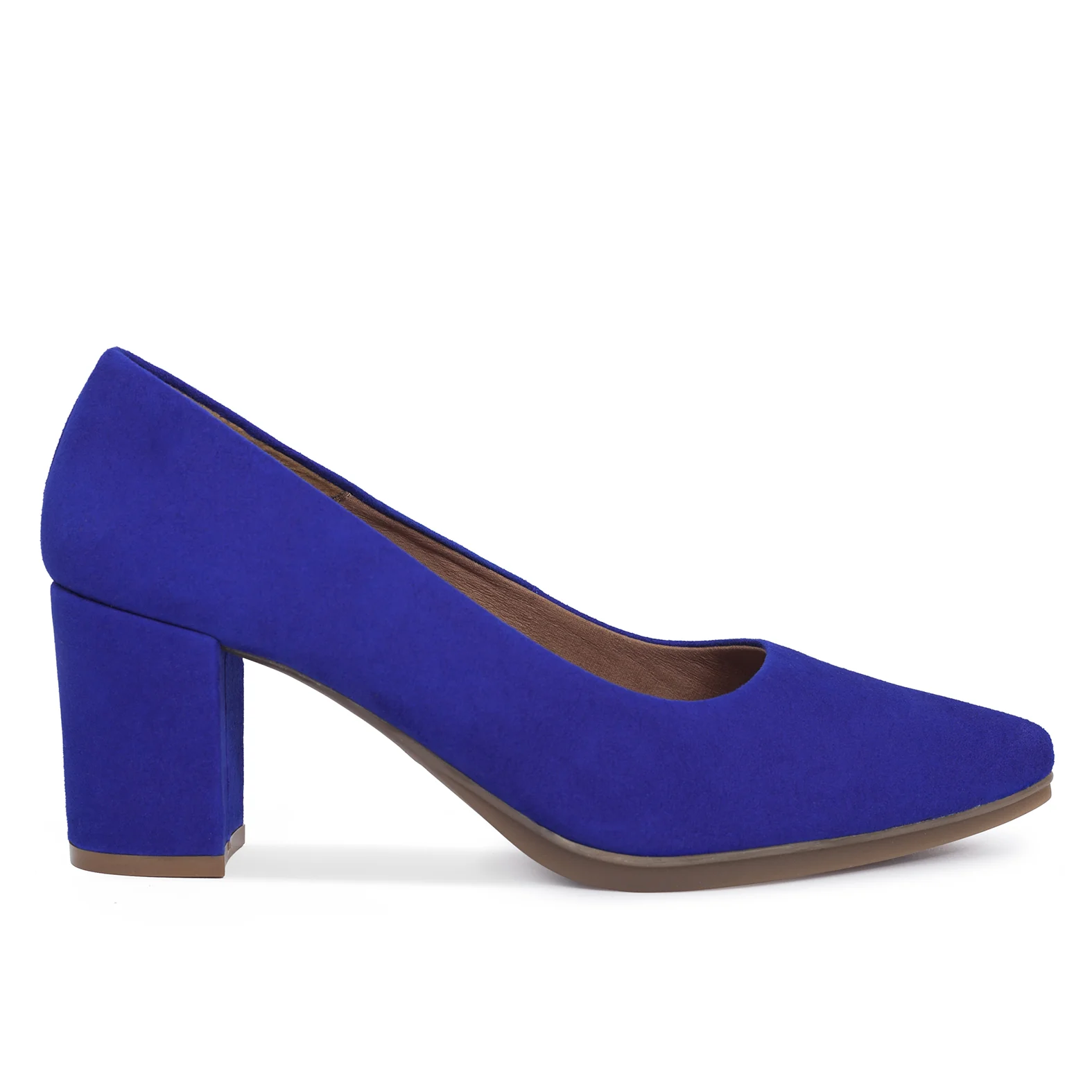 URBAN S - Zapatos mujer tacón ancho AZUL REAL