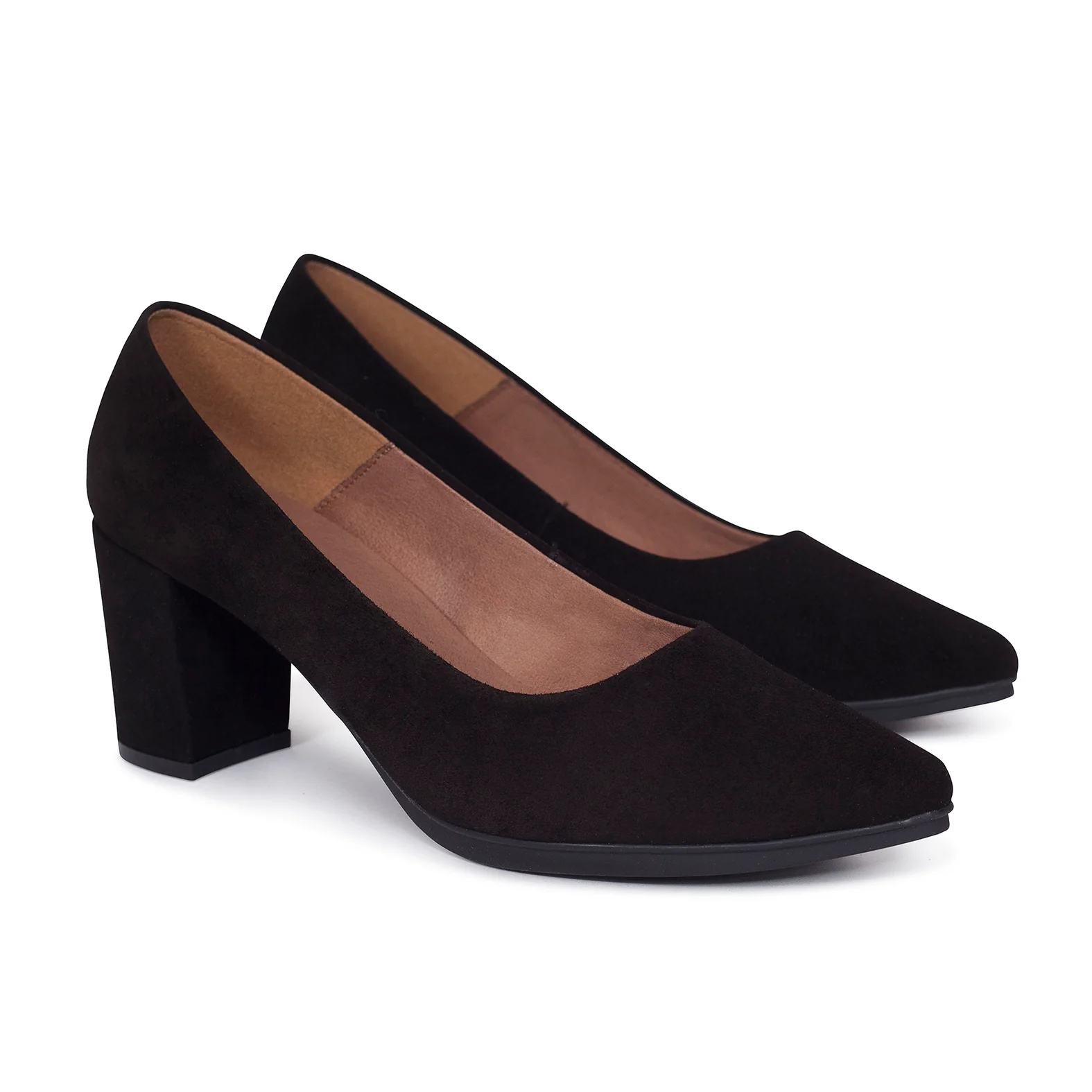 URBAN S - Zapatos mujer tacón ancho NEGRO - Image 2