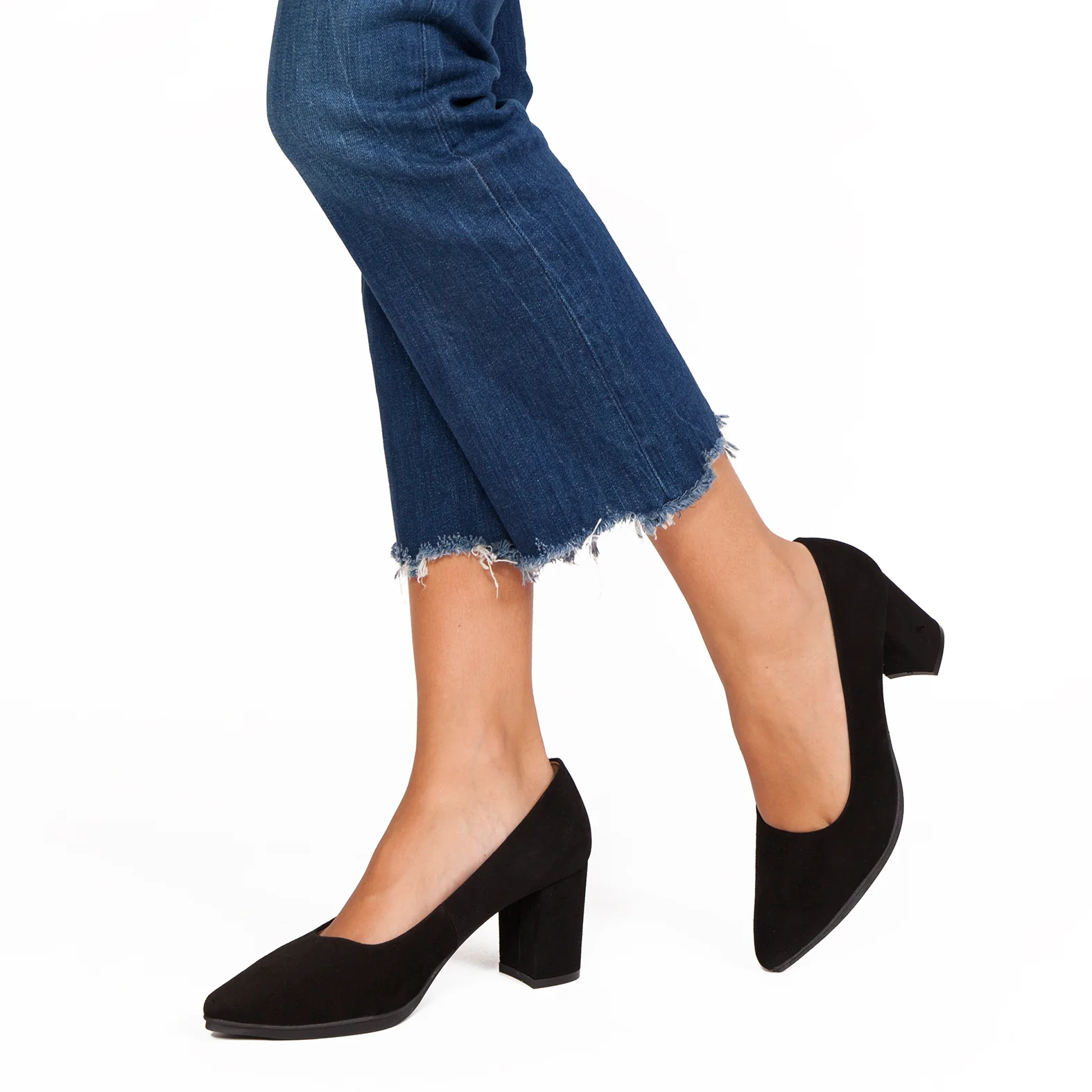 URBAN S - Zapatos mujer tacón ancho NEGRO - Image 5